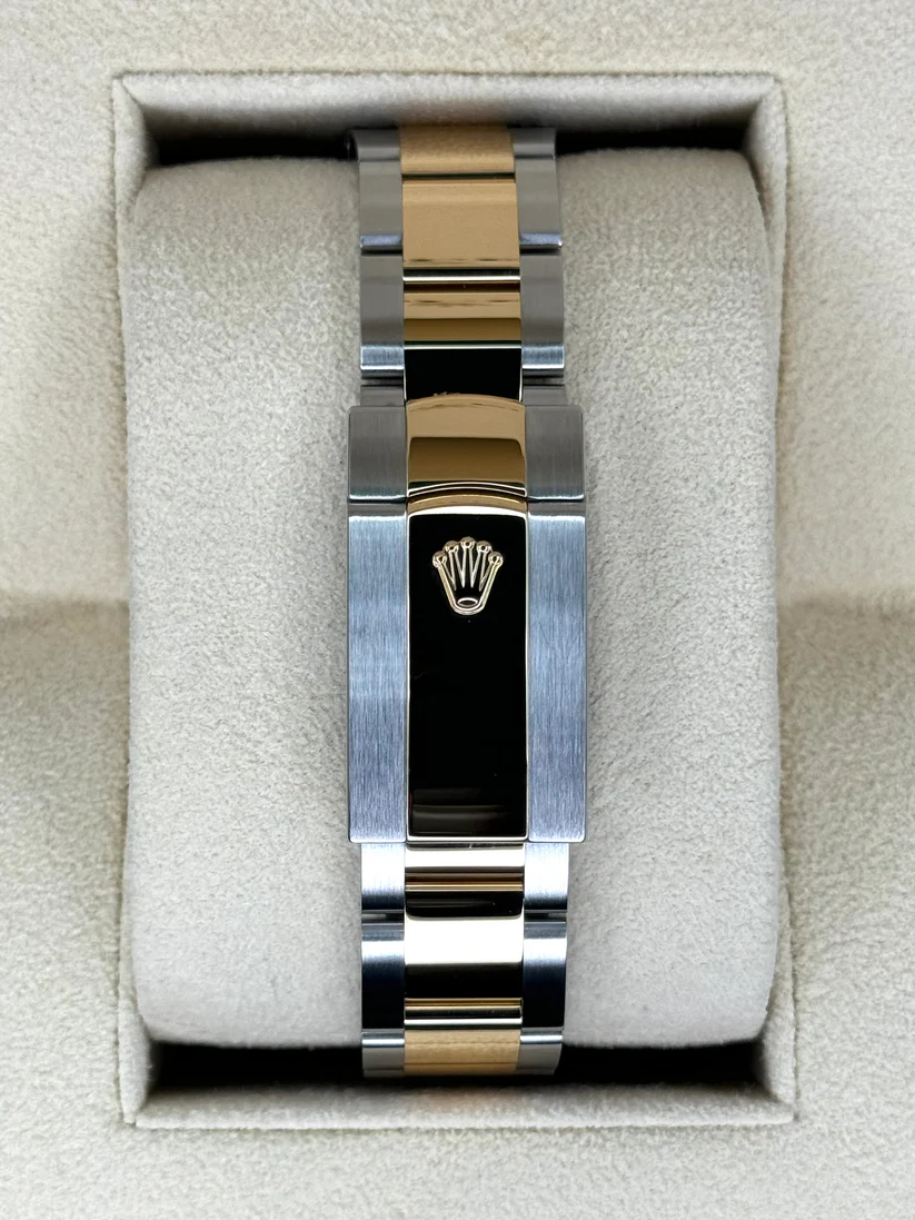 RLX Datejust 41mm 126303 Black Diamond Oyster Steel and Yellow Gold Mens Watch - Image 10