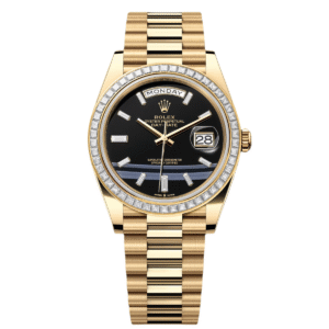 RLX Day-Date 40mm 228398TBR-0038 Onyx Dial President Watch
