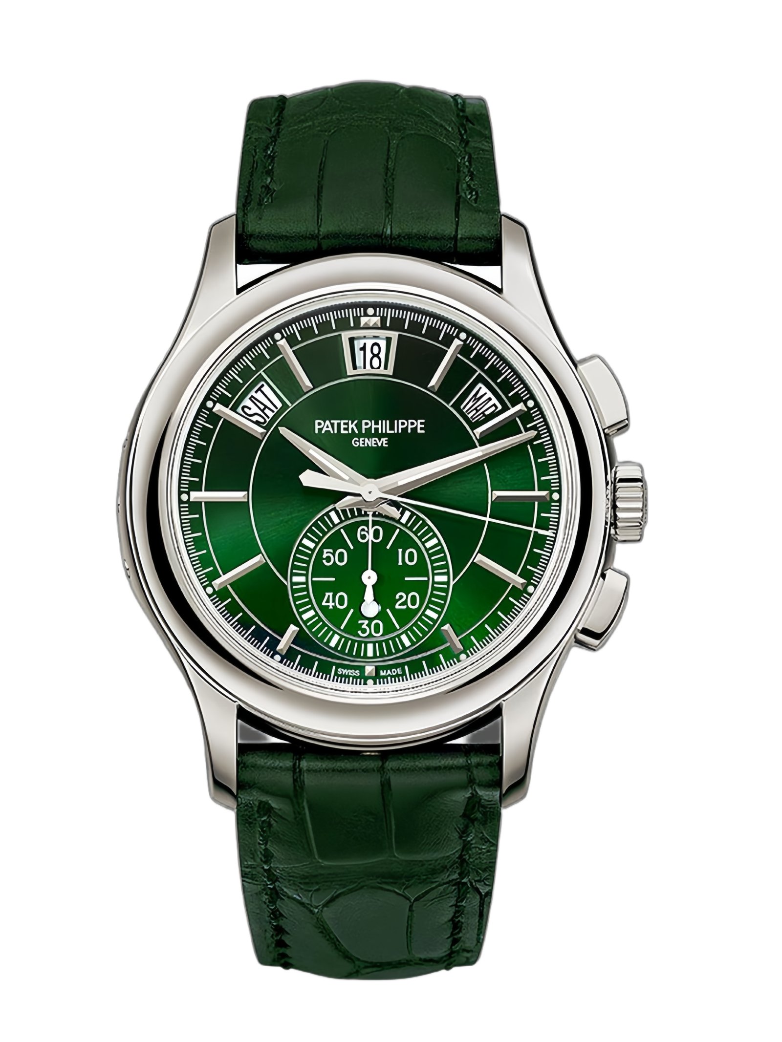 【Super Clone】Patek Phillippe Complications Platinum Limited Edition Annual Calendar 5905P 014