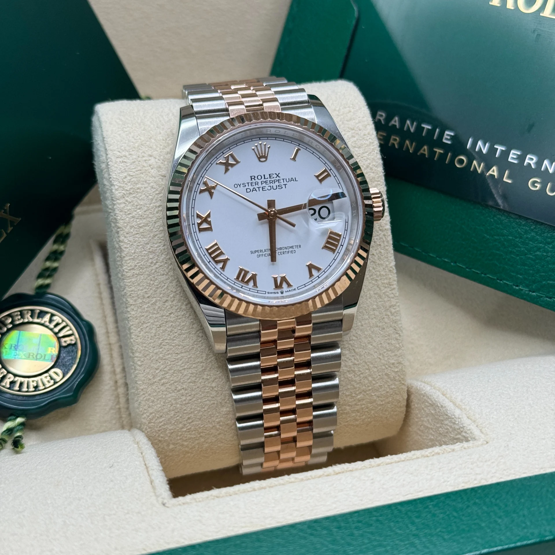 RLX Datejust 36mm 126231 White Dial Oyster Bracelet - Image 10