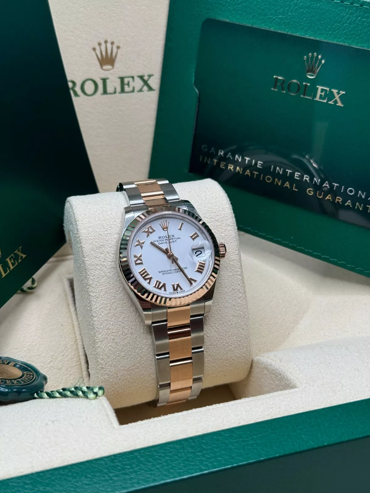 RLX Datejust m278271-0001/0002 White 31mm Dial Oyster Bracelet Watch - Image 4