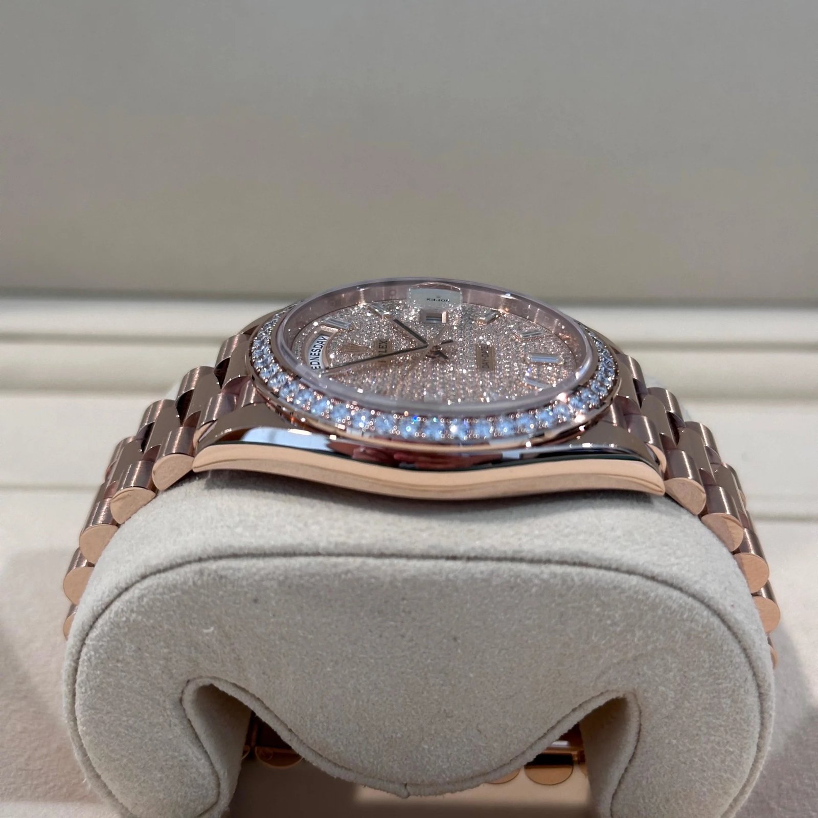 RLX Day-Date 40mm Diamonds Paved Dial 228345rbr-0002 - Image 8