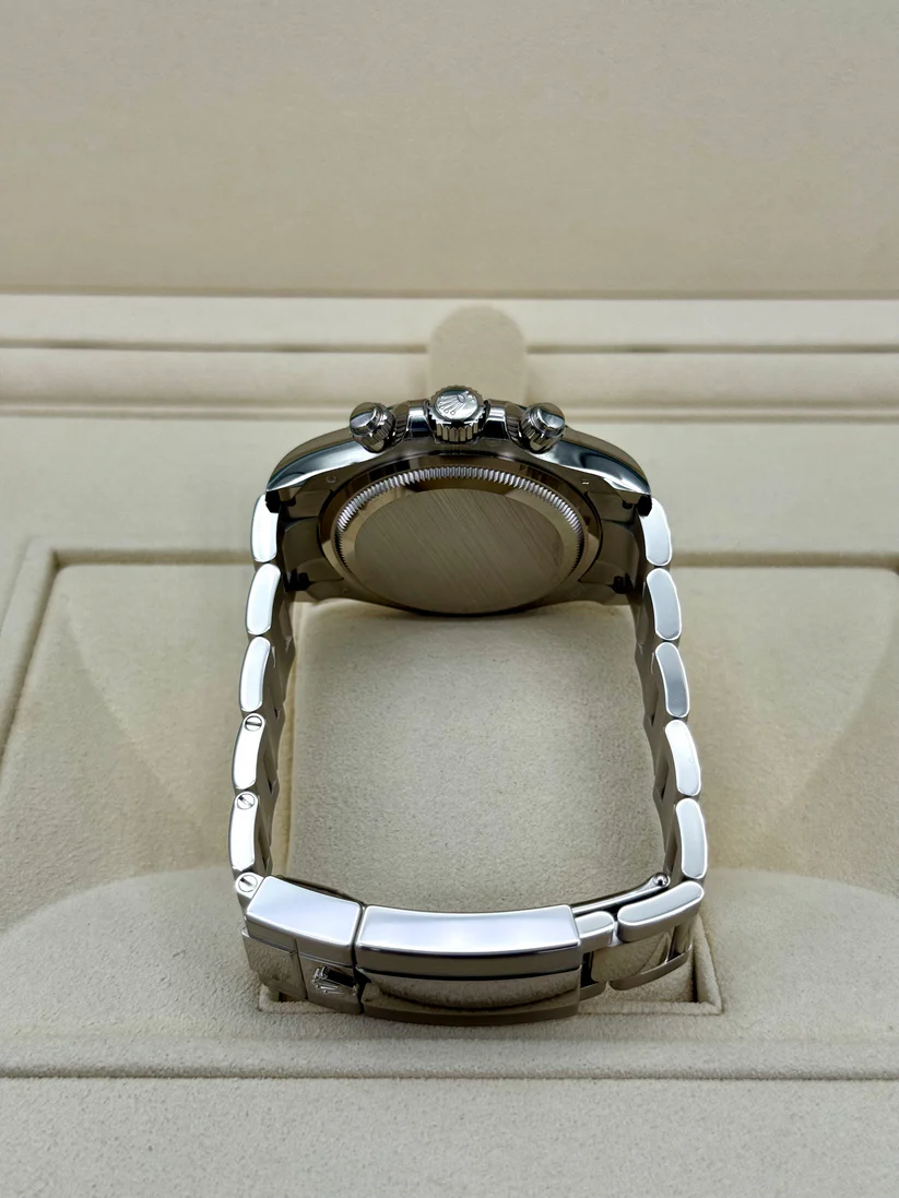【Super Clone】Rolex Cosmograph Daytona 40mm White Gold Mother of Pearl Dial Diamond Bezel - 126579RBR - Image 6