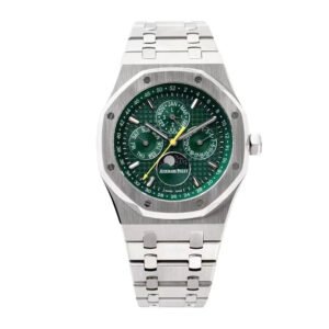 ćSuper ClonećAudemars piguet Royal Oak Perpetual Calendar Green Dial Watch 41MM