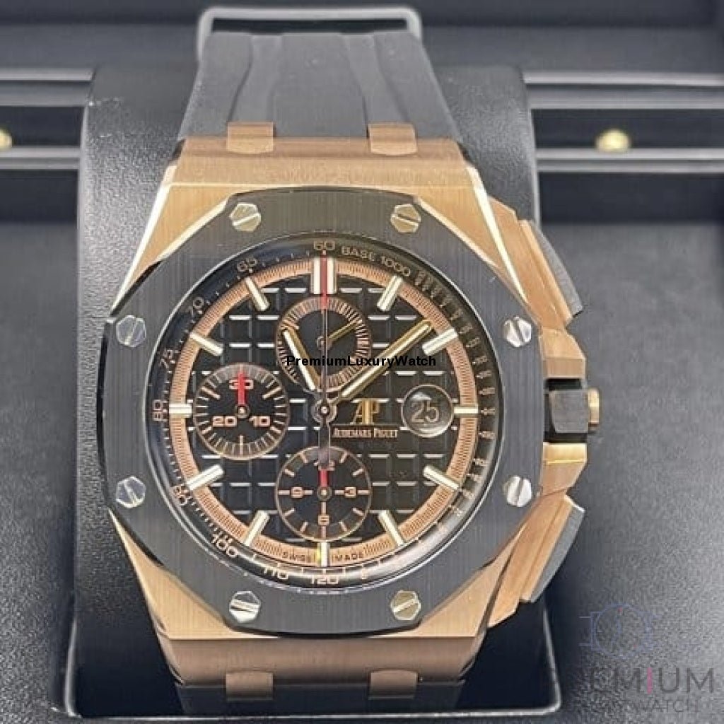 【Super Clone】Audemars Piguet Royal Oak Offshore Chronograph Black Dial 44MM Dial Watch - Image 11