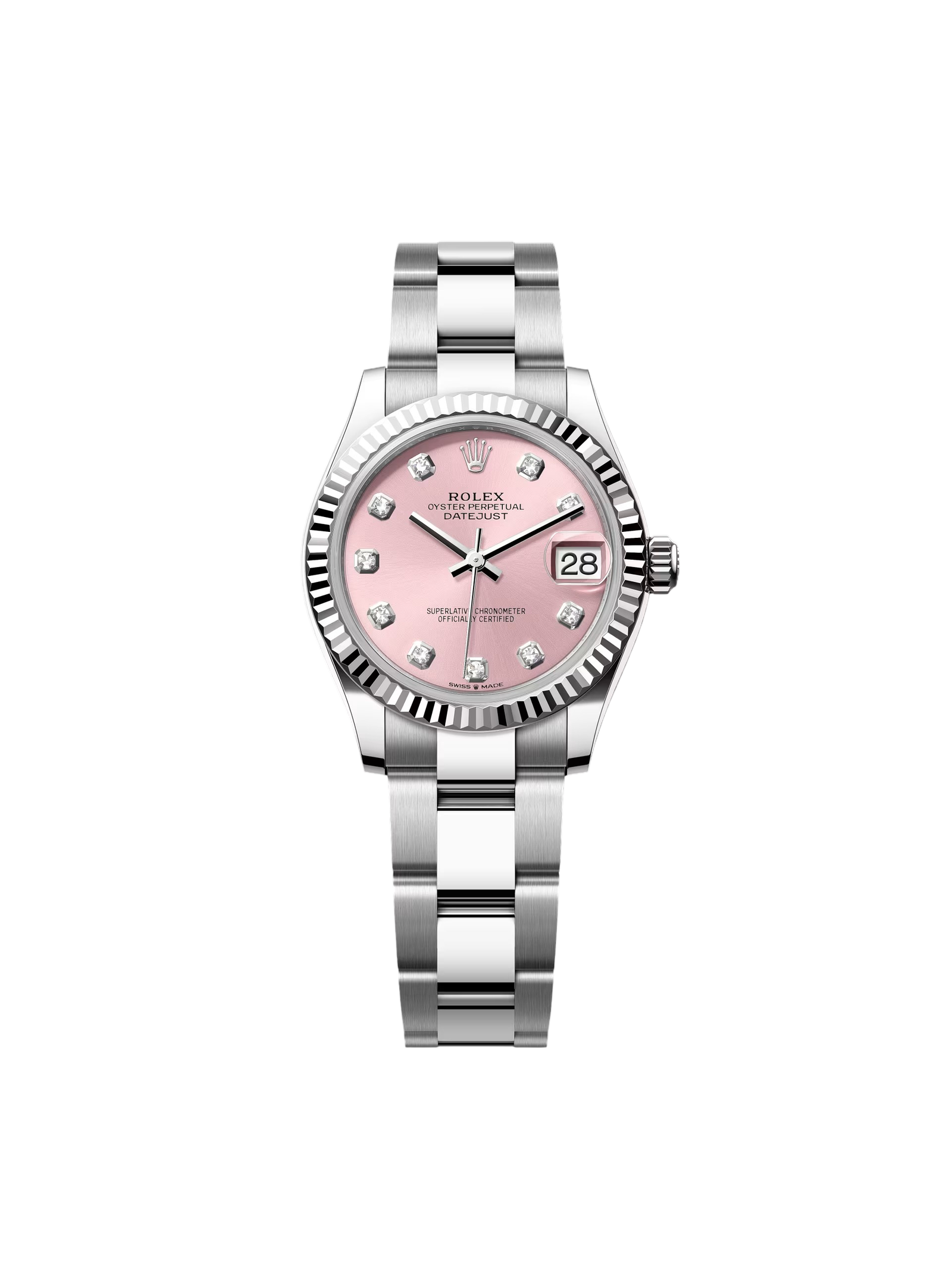 RLX Datejust m278274-0031/0032 Pink 31mm Dial Oyster Watch - Image 2