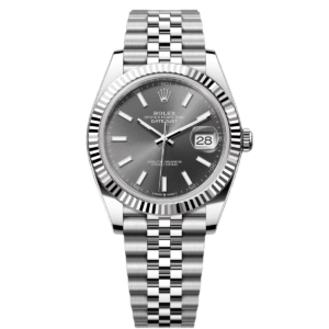 RLX  Datejust 41mm 126334 Dark Rhodium Index Jubilee Stainless Steel