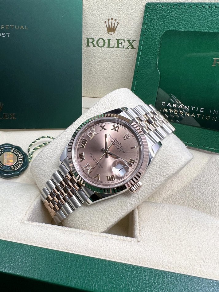 RLX Datejust 36mm 126231 Rose Dial Oyster Bracelet - Image 5