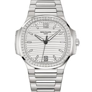 【Super Clone】Patek Philippe Nautilus Automatic Diamond White Dial 7118 1200A 010