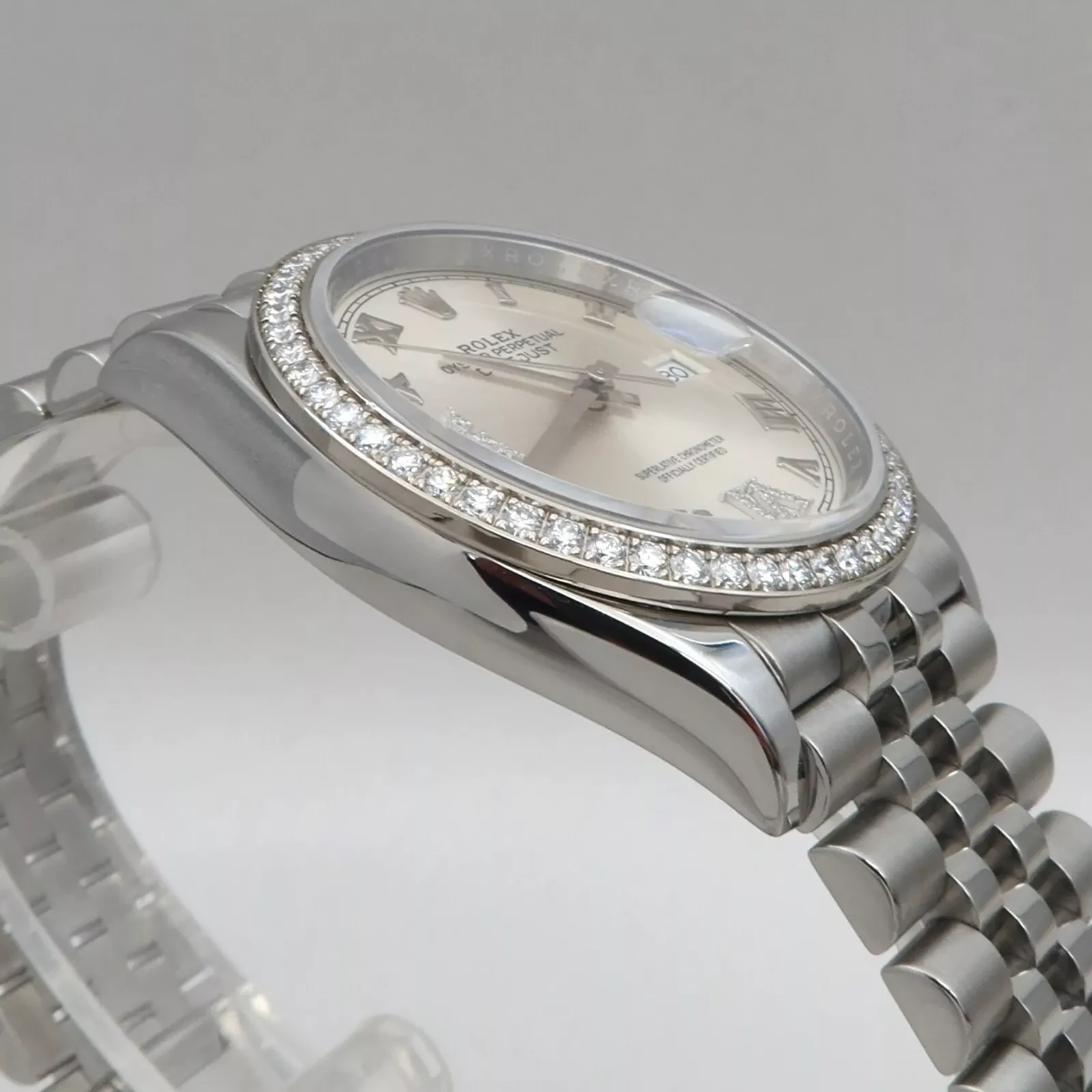 RLX Datejust 36mm 126284 Silver Dial Jubilee Bracelet - Image 4