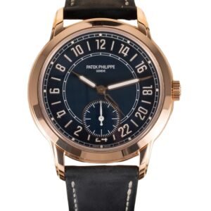 【Super Clone】Patek Philippe Complications Rose Gold Blue 5224R 001 42mm Replica