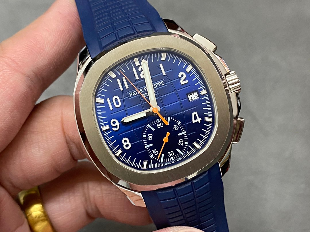 【Super Clone】Replica Patek Philippe Aquanaut Blue 5968A 001 42mm Mens Watch - Image 5