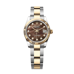 RLX Datejust m278273-0023/0024 31mm Black Mother-of-Pearl Dial Stainless Steel and Yellow Gold Oyster Watch