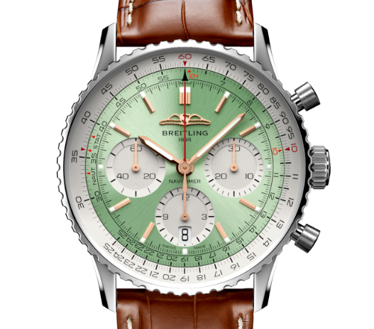 【Super Clone】Breitling AB0139211L1P1 Navitimer B01 Green Dial - Νew - Image 2