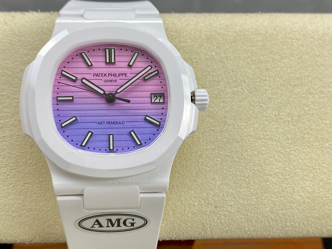 【Super Clone】Patek Philippe Nautilus Pink & Purple 5711 40MM Watch - Image 3
