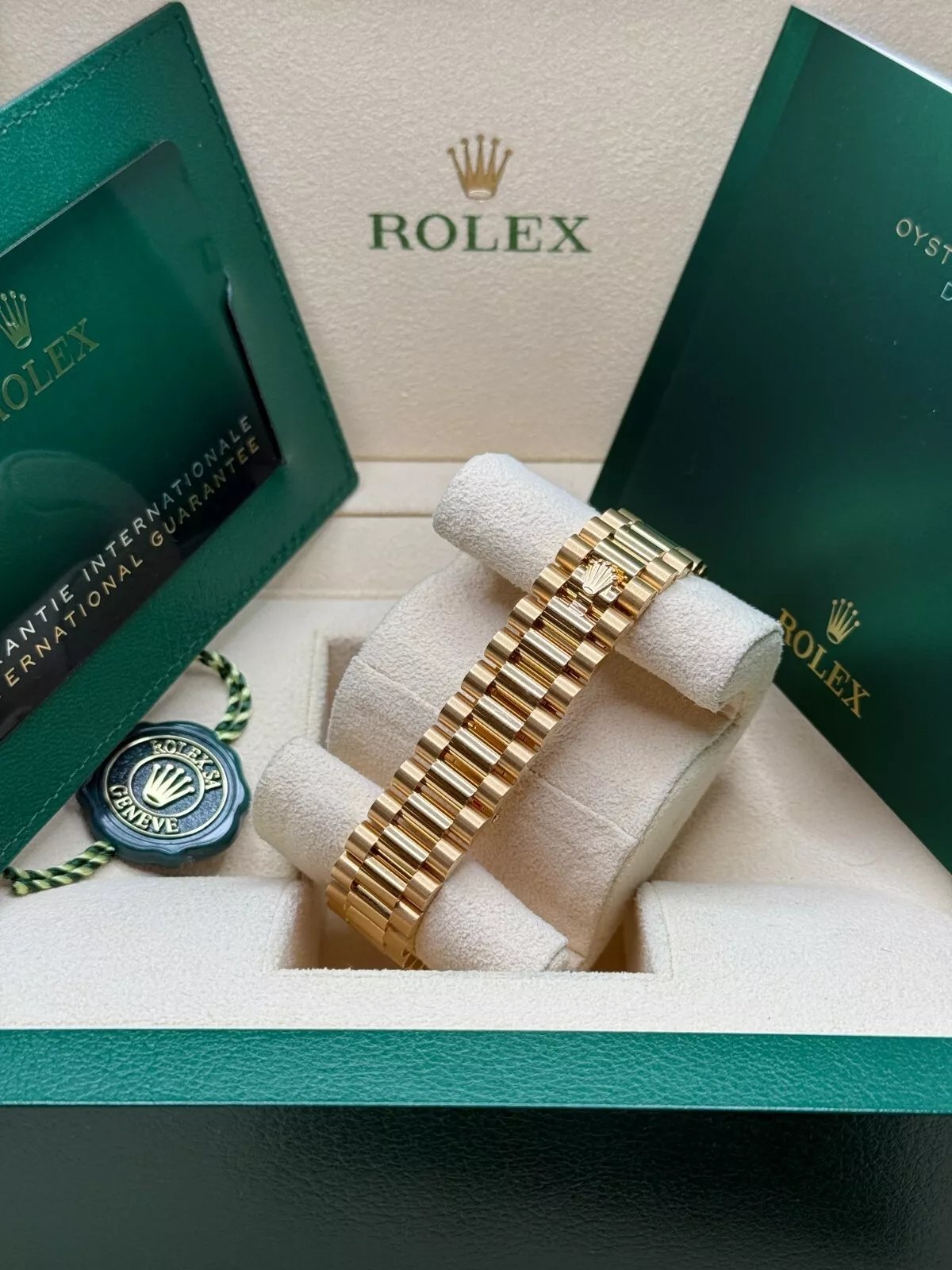 RLX Datejust m278278-0040 Champagne 31mm Dial President Bracelet Watch - Image 5