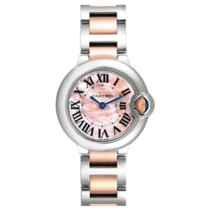 ćSuper ClonećBALLON BLEU Pink Mother of Pearl Dial 28mm