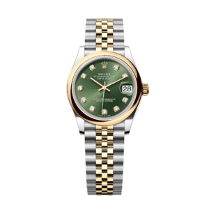 RLX Datejust m278243-0029/0030 31mm Olive Green Dial Yellow Rolesor Oyster Watch
