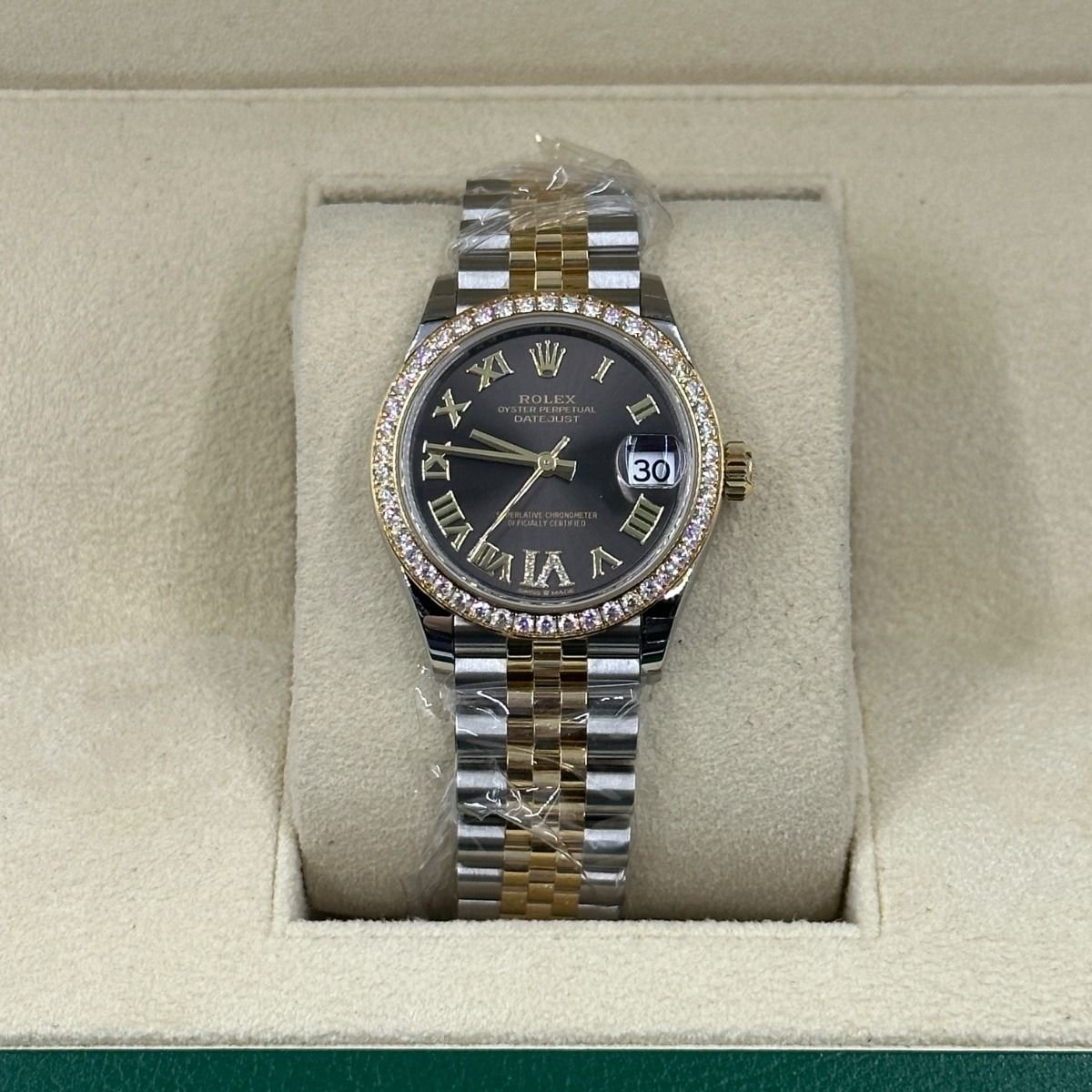 RLX Datejust m278383RBR-0017/0018 31mm Dark Grey Dial Oyster Bracelet - Image 3
