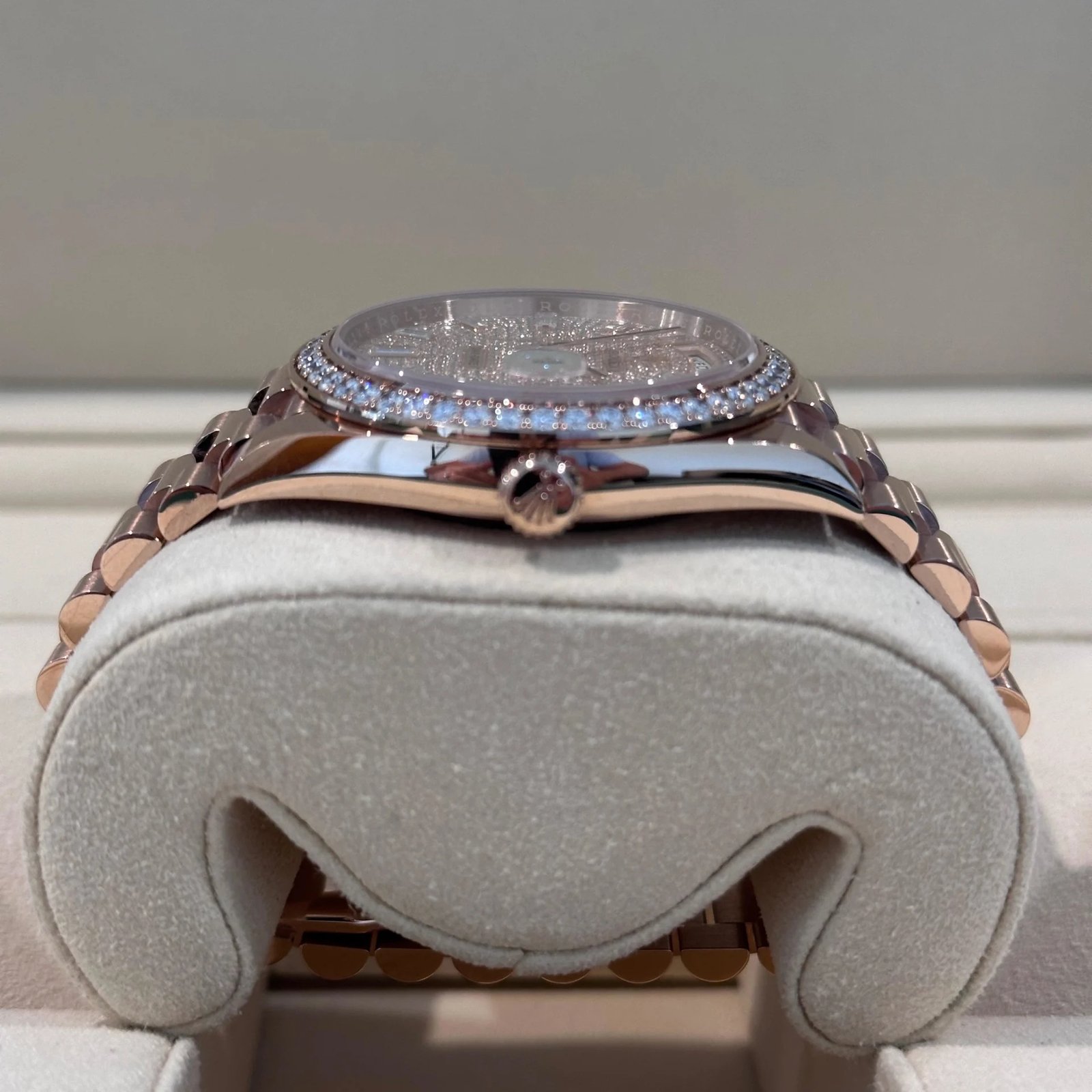 RLX Day-Date 40mm Diamonds Paved Dial 228345rbr-0002 - Image 7