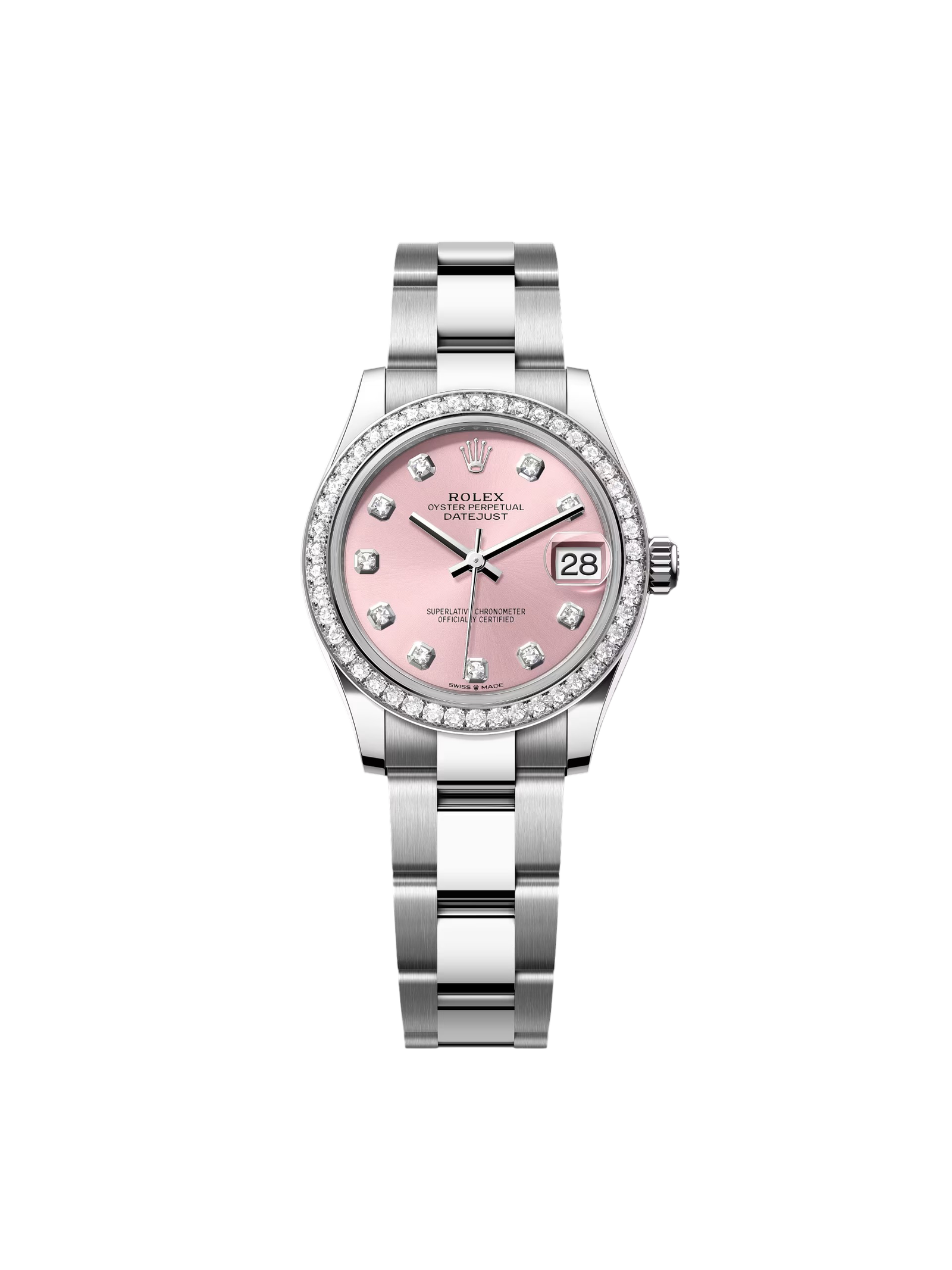 RLX Datejust m278384RBR-0035/0036 Pink 31mm Dial Oyster Watch - Image 2