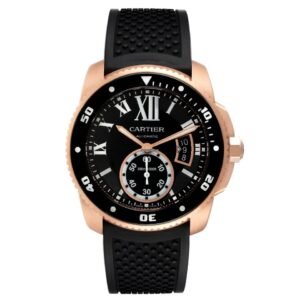 ćSuper ClonećCalibre Rose Gold Black 42mm