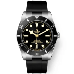 【Super Clone】TUDOR Black Bay 54 37mm Black Dial & Bezel Automatic Rubber Strap Watch M79000N-0002