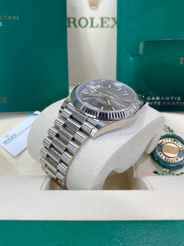 RLX Day-Date 40mm Slate Diamonds Dial 228236-0013 - Image 5