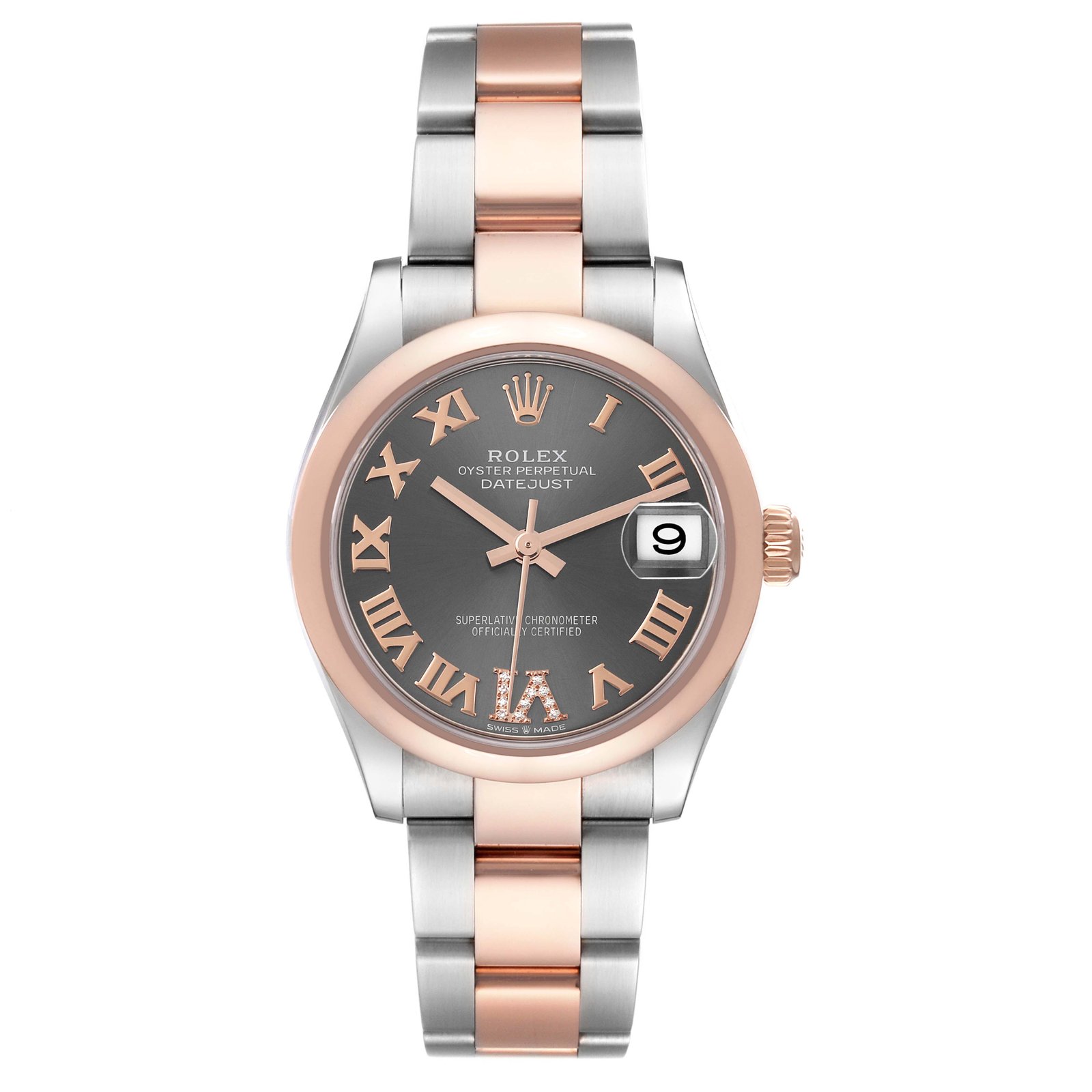 RLX Datejust m278241-0029/0030 Slate 31mm Dial Oyster Bracelet Watch - Image 3