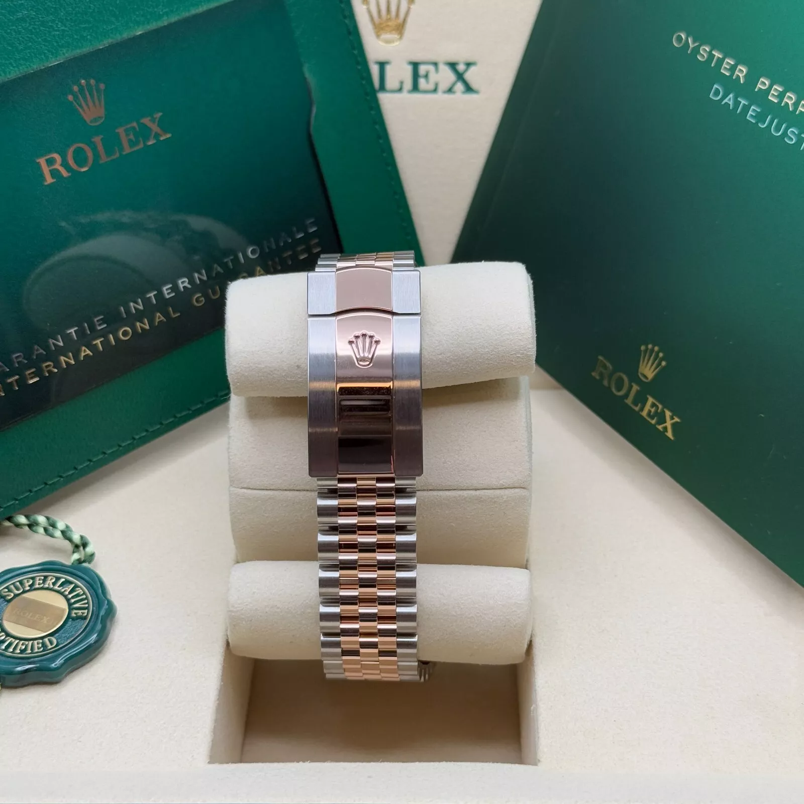 RLX Datejust 41mm 126331 Oyster Band Steel and Everose Gold Men’s Watch - Image 13
