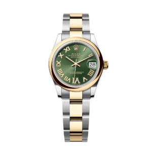 RLX Datejust m278243-0015/0016 31mm Olive Green Dial Yellow Rolesor Oyster Watch