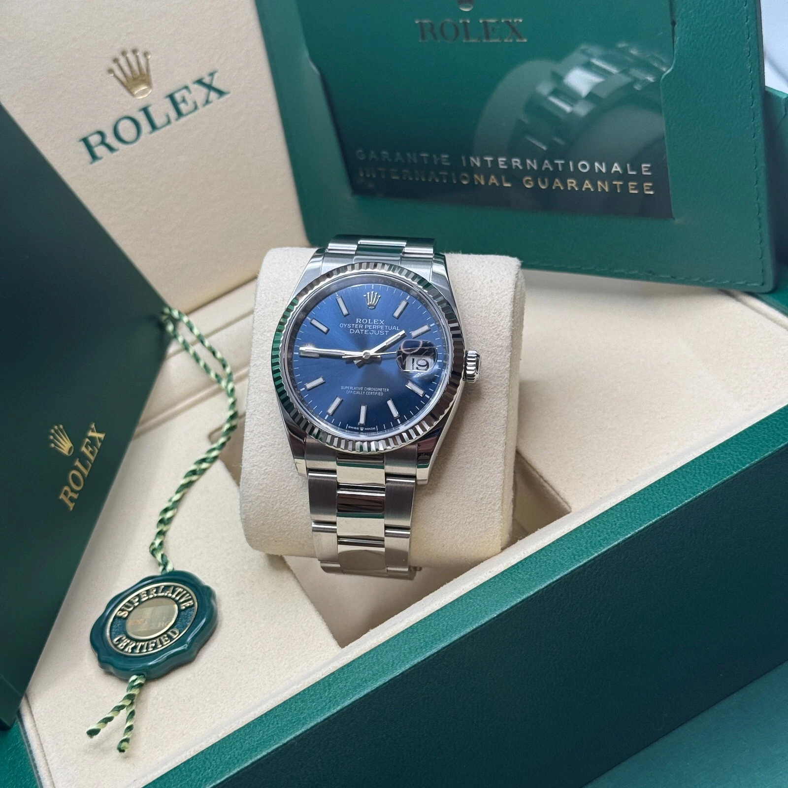 RLX Datejust 36mm 126234 Blue Index Dial 36mm Oyster Stainless Steel - Image 5