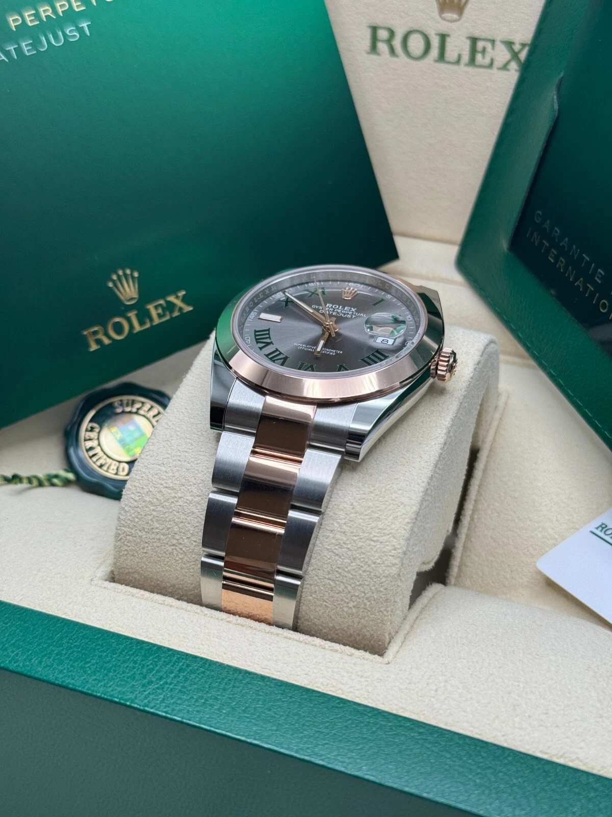 RLX Datejust 41mm 126331 Oyster Band Steel and Everose Gold Men’s Watch - Image 6