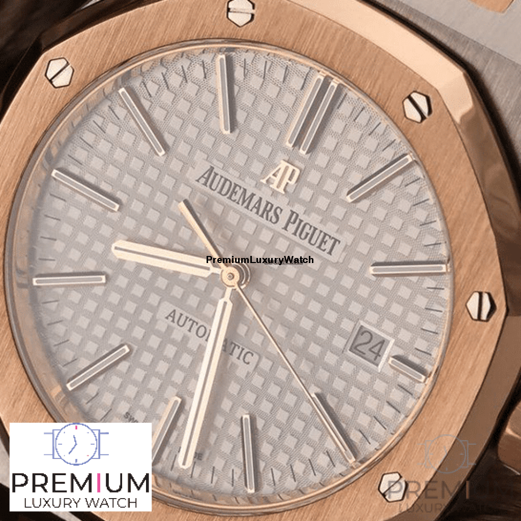 【Super Clone】Audemars piguet Royal Oak Selfwinding 41mm Steel and Rose Gold Selfwinding - Image 5