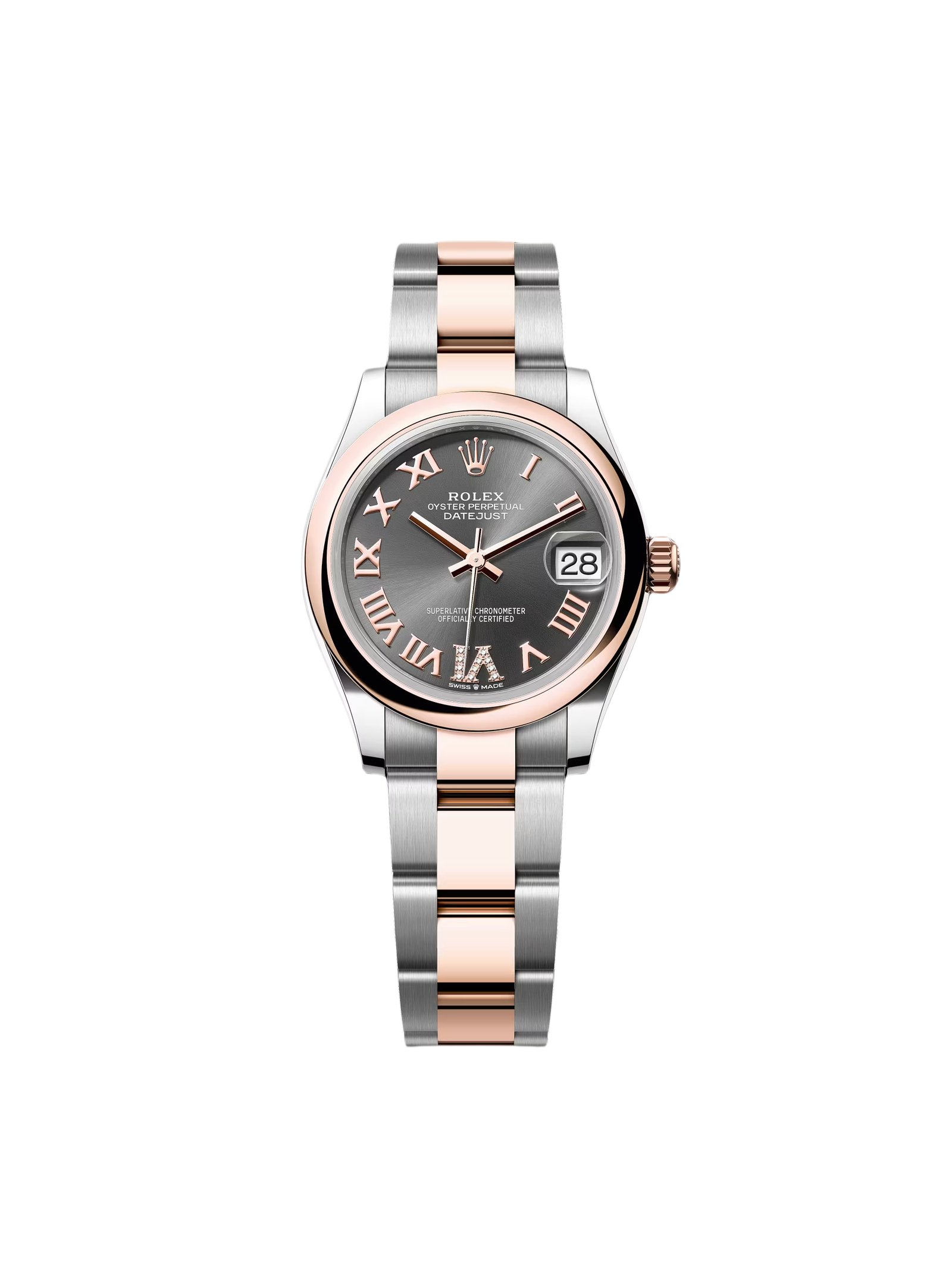 RLX Datejust m278241-0029/0030 Slate 31mm Dial Oyster Bracelet Watch