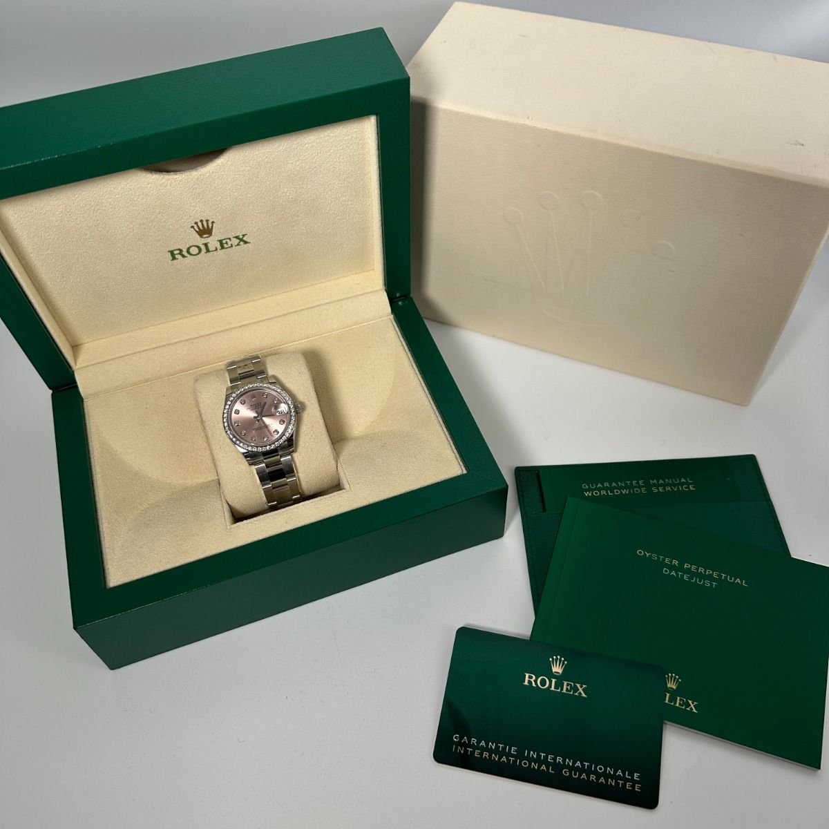 RLX Datejust m278384RBR-0035/0036 Pink 31mm Dial Oyster Watch - Image 18