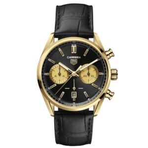 【Super Clone】TAG Heuer Carrera Chronograph  Automatic, 42 mm, Gold 3N CBN2044.FC8313