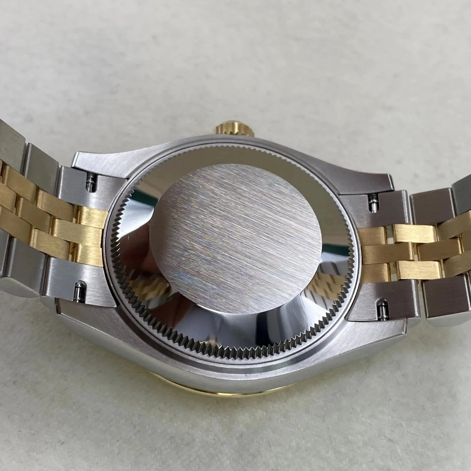 RLX Datejust m278273-0023/0024 31mm Black Mother-of-Pearl Dial Stainless Steel and Yellow Gold Oyster Watch - Image 16