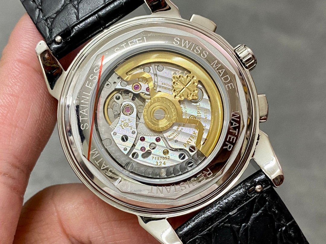 【Super Clone】Patek Philippe Perpetual Calendar Chronograph Grand Complications 5970P 001 - Image 8