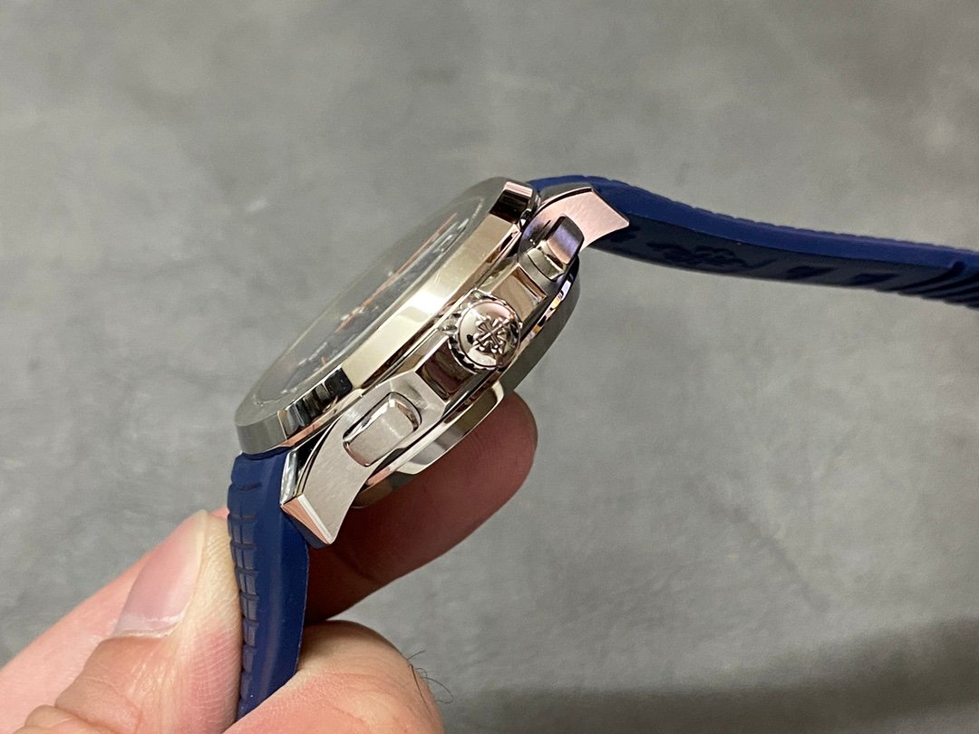 【Super Clone】Replica Patek Philippe Aquanaut Blue 5968A 001 42mm Mens Watch - Image 7