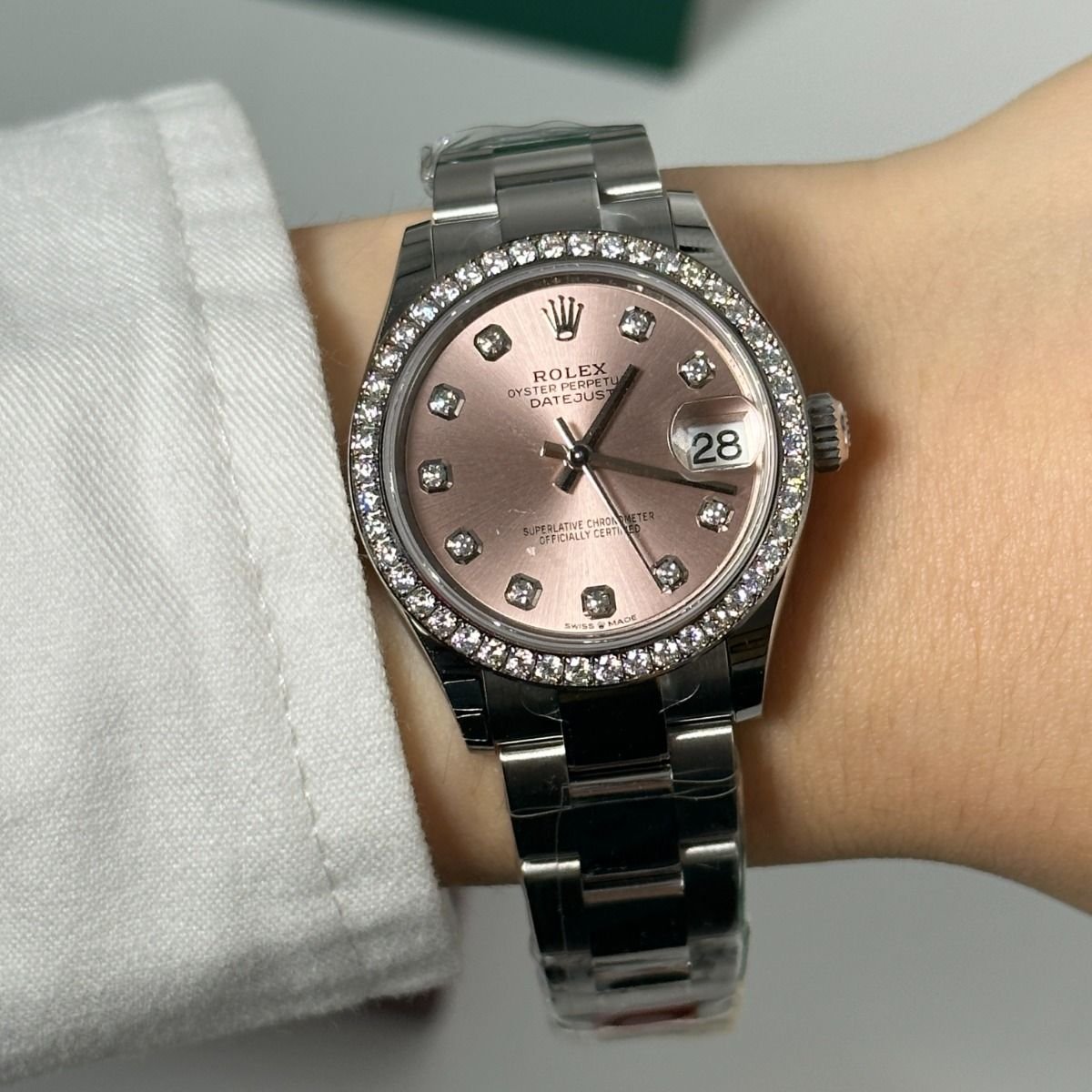 RLX Datejust m278384RBR-0035/0036 Pink 31mm Dial Oyster Watch - Image 19