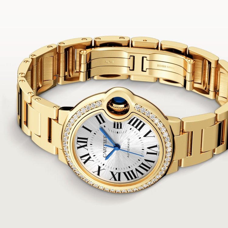 【Super Clone】BALLON BLEU Diamond Yellow Gold 33mm - Image 5