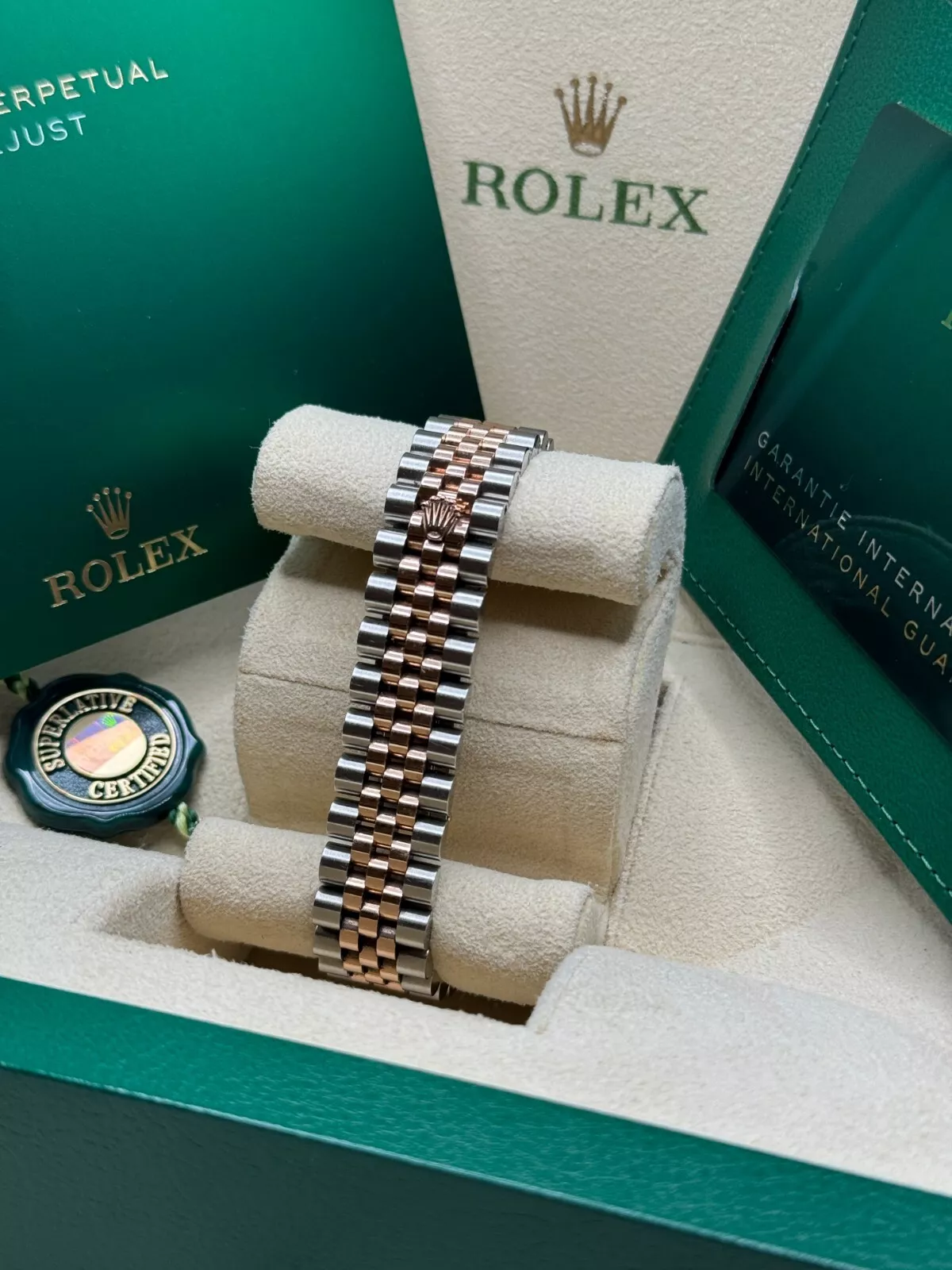 RLX Datejust m278341-0023/0024 Rosé Dial 31mm Oyster Bracelet - Image 8