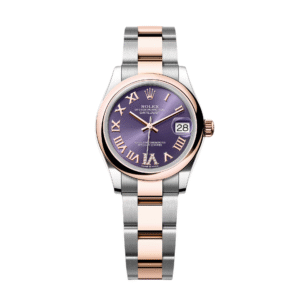 RLX Datejust m278241-0019/0020 Aubergine 31mm Dial Oyster Bracelet Watch