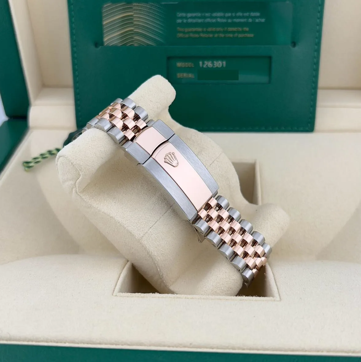 RLX Datejust 41mm 126301 Sundust Slate Roman Dial Oyster Bracelet - Image 12