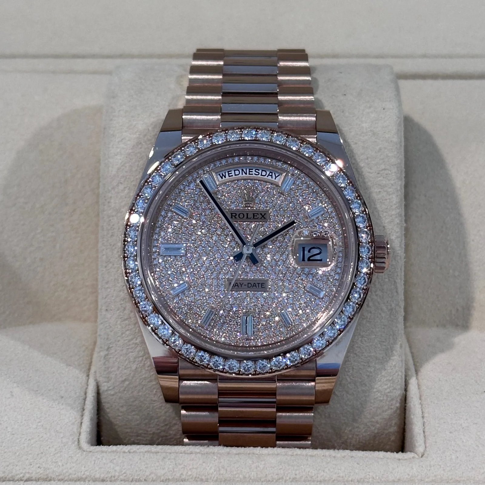 RLX Day-Date 40mm Diamonds Paved Dial 228345rbr-0002 - Image 2