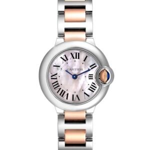【Super Clone】BALLON BLEU Pink Mother of Pearl Dial 28mm