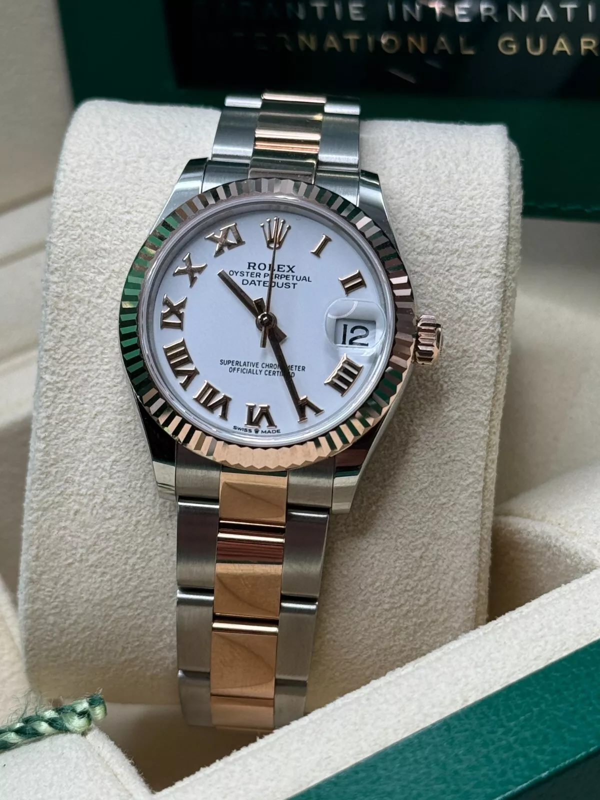 RLX Datejust m278271-0001/0002 White 31mm Dial Oyster Bracelet Watch - Image 9