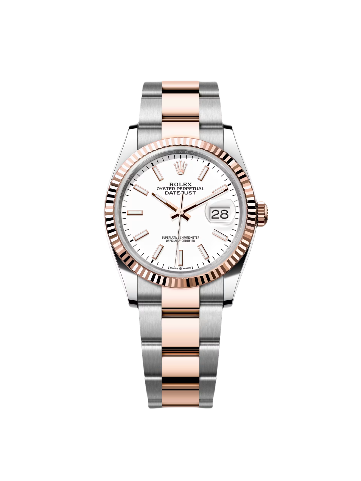 RLX Datejust 36mm 126231 White Dial Jubilee Bracelet - Image 2