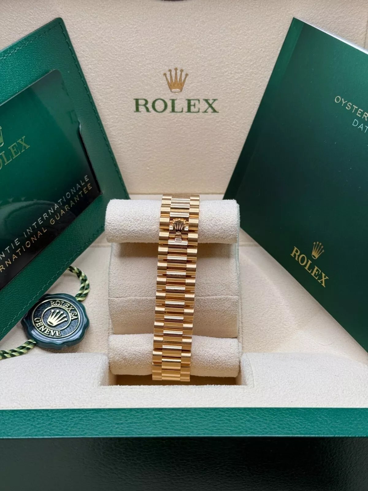 RLX Datejust m278278-0040 Champagne 31mm Dial President Bracelet Watch - Image 6